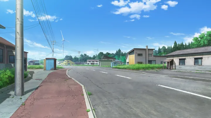 苫前町 / 真澄町の道路① / 01