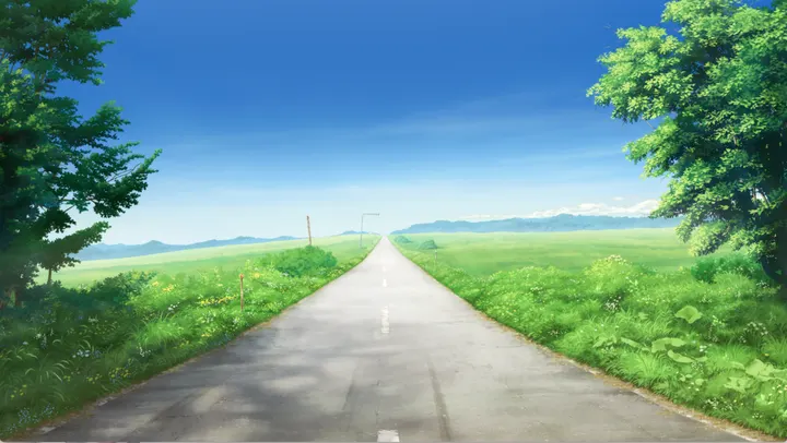 苫前町 / 広大な道 / 01